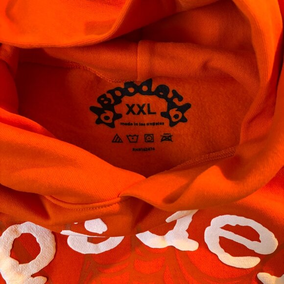 Sp5der Legacy Hoodie Orange - Picture 4 of 4